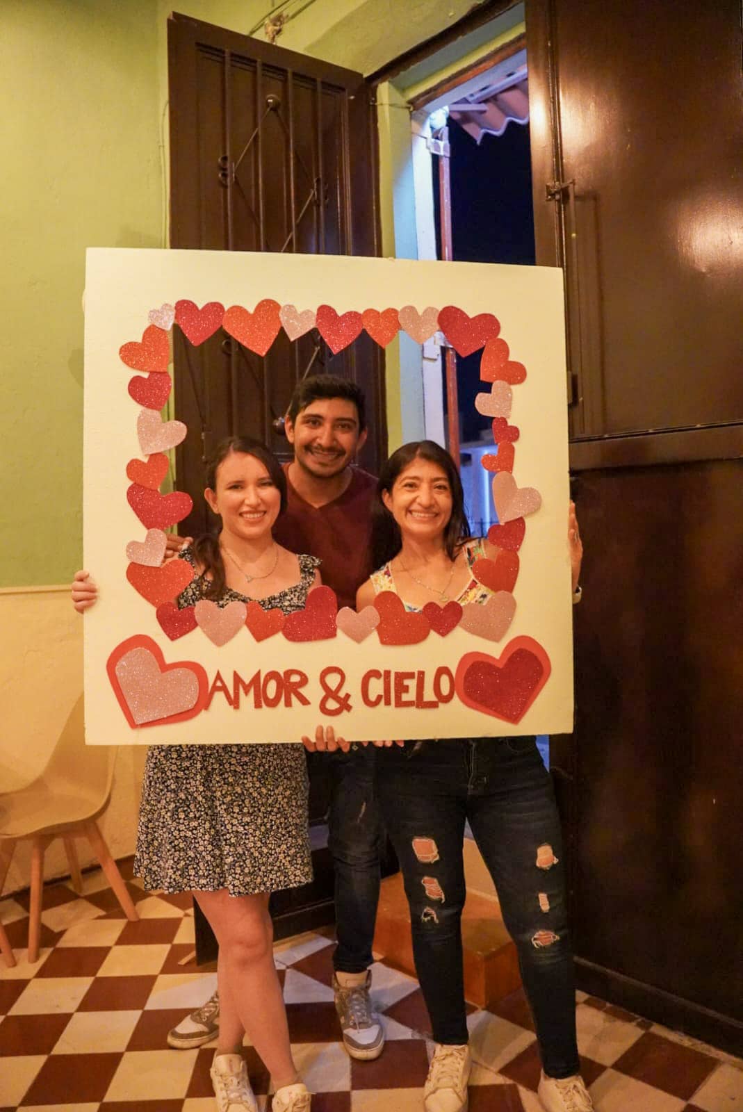 Clientes en el evento de San Valentín